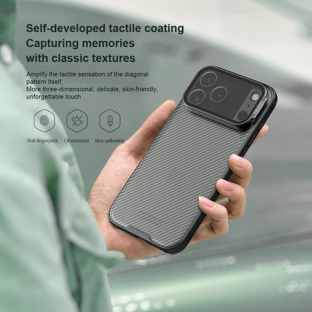 Nillkin for iPhone 17 Pro Max / 17 Pro Case CamShield Prop Camera Cover Transparent Stand Protection Back Cover Phone Case