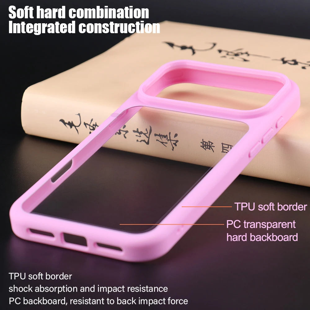 UGOjP Case For iPhone 17 Pro Max Transparent Phone Case Women For iPhone 17 Air Clear Anti-drop Shockproof Men Protective Cover