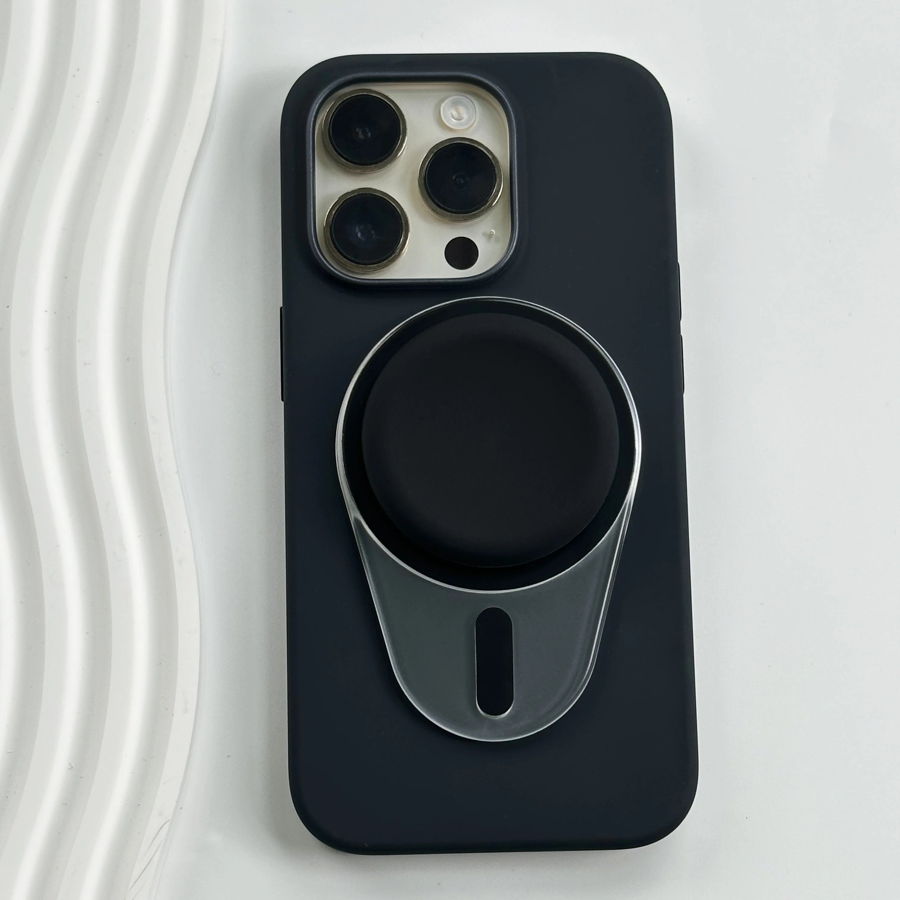 Oval Magnetic CellPhone Grip Holder Grip Tok Socket Pocket Finger Ring Stand for iPhone Folding Smart phone P-Socket Grip Tok