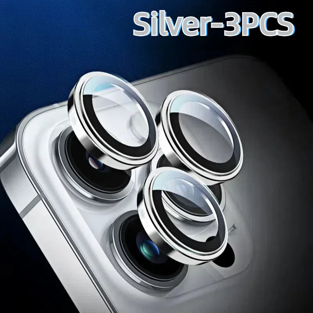 3Pcs Lens Glass Film For Iphone 15 Pro Max Lens Film IPhone 16 Camera Tempered Film Iphone 14 Plus Corning Glass 13 12 11