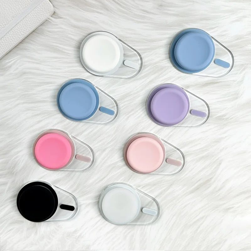 Oval Magnetic CellPhone Grip Holder Grip Tok Socket Pocket Finger Ring Stand for iPhone Folding Smart phone P-Socket Grip Tok