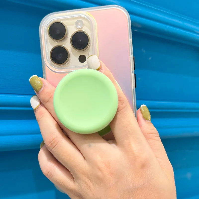 Oval Magnetic CellPhone Grip Holder Grip Tok Socket Pocket Finger Ring Stand for iPhone Folding Smart phone P-Socket Grip Tok