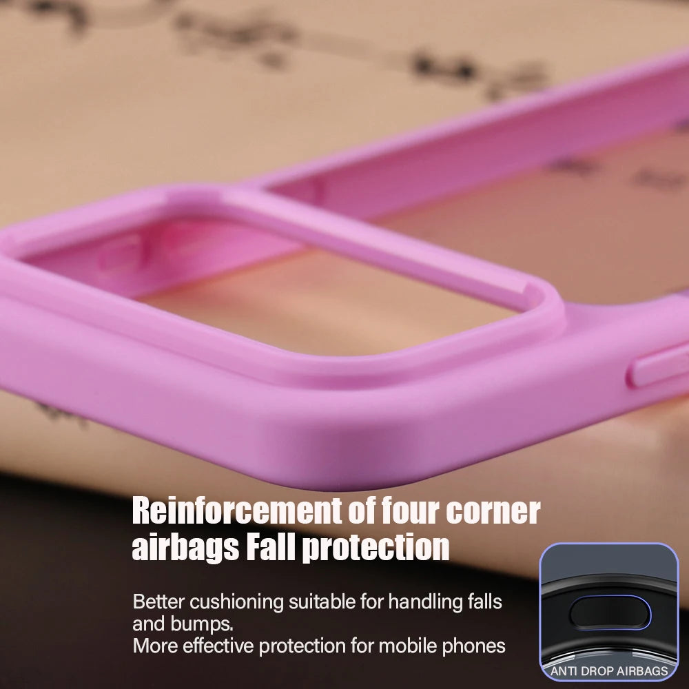 UGOjP Case For iPhone 17 Pro Max Transparent Phone Case Women For iPhone 17 Air Clear Anti-drop Shockproof Men Protective Cover