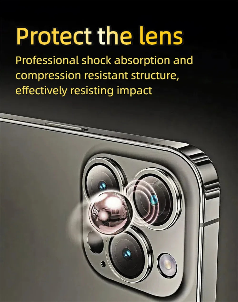 3Pcs Lens Glass Film For Iphone 15 Pro Max Lens Film IPhone 16 Camera Tempered Film Iphone 14 Plus Corning Glass 13 12 11
