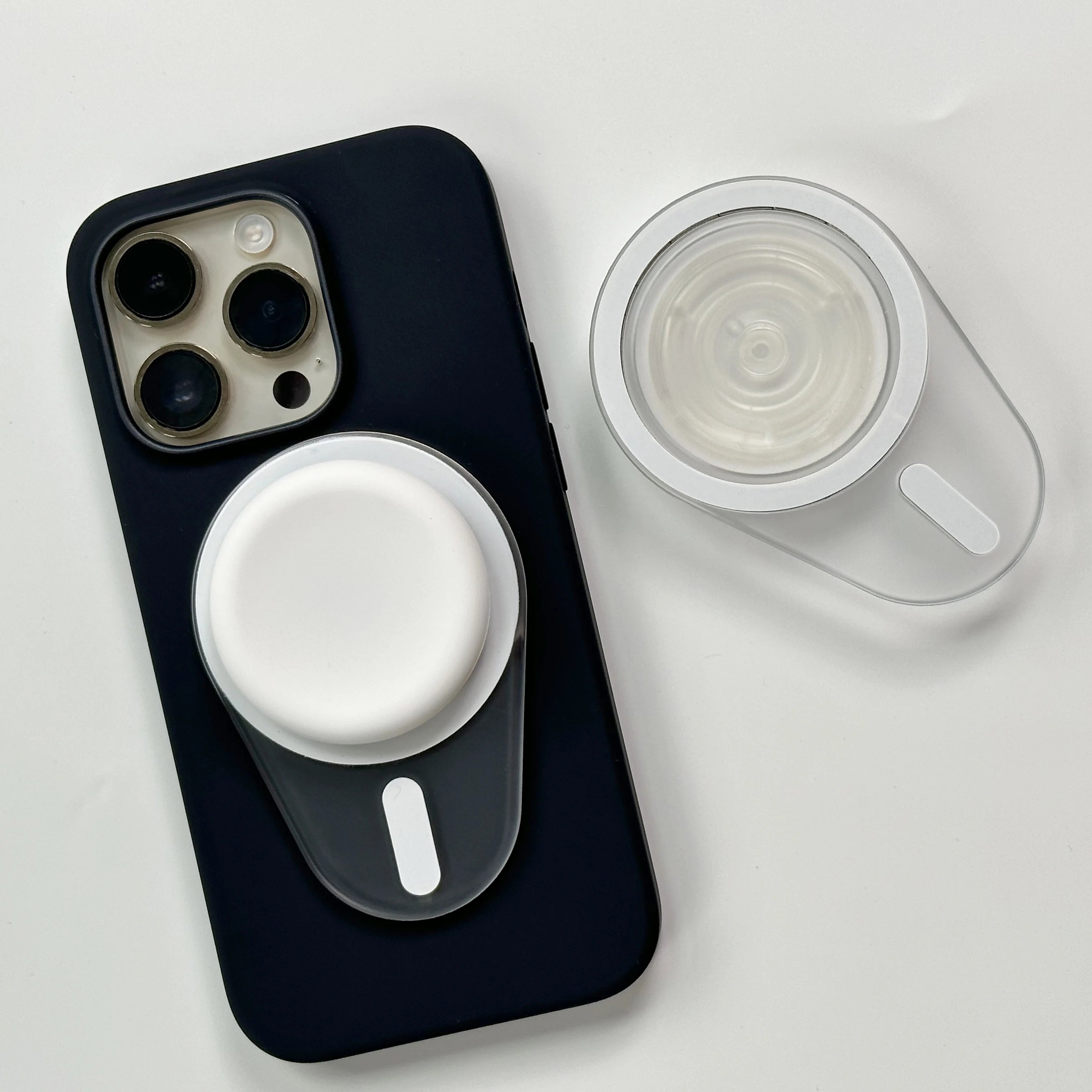 Oval Magnetic CellPhone Grip Holder Grip Tok Socket Pocket Finger Ring Stand for iPhone Folding Smart phone P-Socket Grip Tok