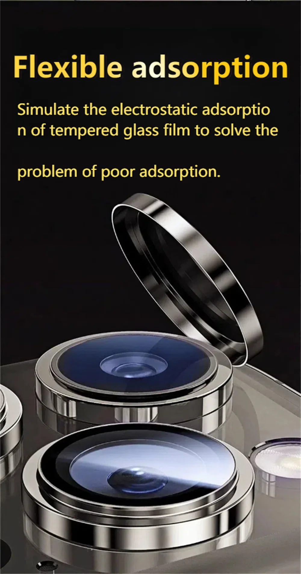 3Pcs Lens Glass Film For Iphone 15 Pro Max Lens Film IPhone 16 Camera Tempered Film Iphone 14 Plus Corning Glass 13 12 11