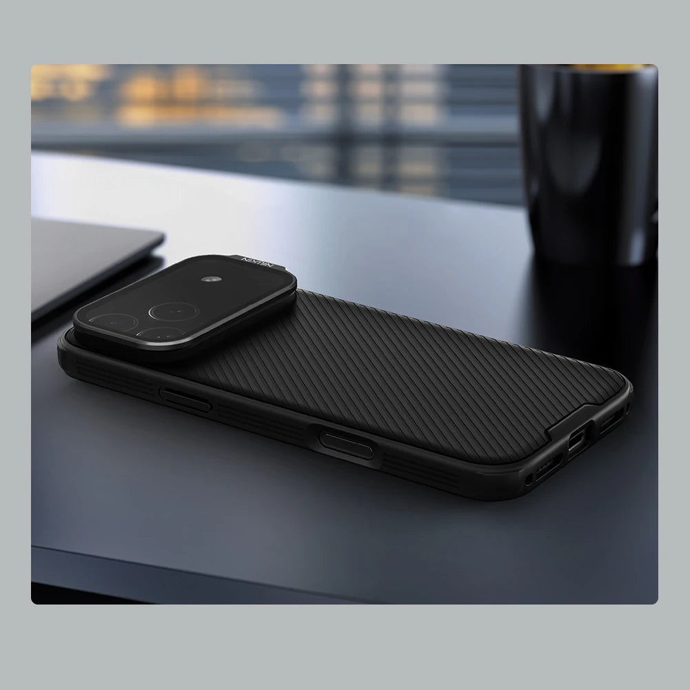 Nillkin for iPhone 17 Pro Max / 17 Pro Case CamShield Prop Camera Cover Transparent Stand Protection Back Cover Phone Case